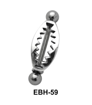 Clip Shaped Eyebrow Piercing EBH-59