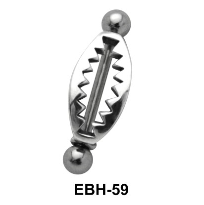 Clip Shaped Eyebrow Piercing EBH-59