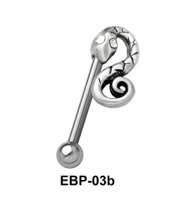 Snake Shaped Eyebrow Piercing EBP-03