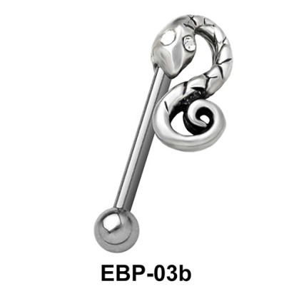 Snake Shaped Eyebrow Piercing EBP-03