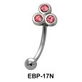 Club Shaped Eyebrow Piercing EBP-17