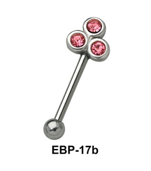 Club Shaped Eyebrow Piercing EBP-17