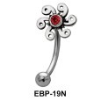 Flower Shaped Eyebrow Piercing EBP-19