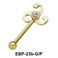 Fan Shaped Eyebrow Piercing EBP-23