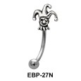 Clown Shaped Eyebrow Piercing EBP-27