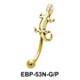 Lizard Shaped Eyebrow Piercing EBP-53