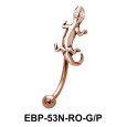 Lizard Shaped Eyebrow Piercing EBP-53