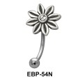 Flower Shaped Eyebrow Piercing EBP-54