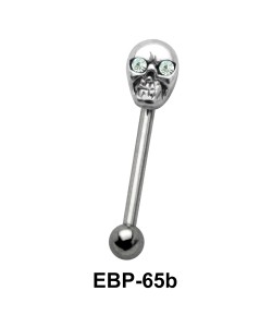 Skull Shaped Eyebrow Piercing EBP-65