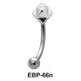 Pyramid Shaped Eyebrow Piercing EBP-66