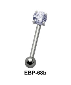 Round CZ Eyebrow Piercing EBP-68