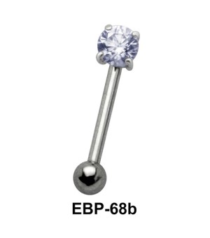 Round CZ Eyebrow Piercing EBP-68