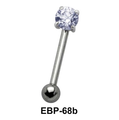 Round CZ Eyebrow Piercing EBP-68