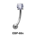 Round CZ Eyebrow Piercing EBP-68