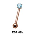 Round CZ Eyebrow Piercing EBP-69