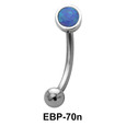 3 mm. Opal Eyebrow Piercing EBP-70