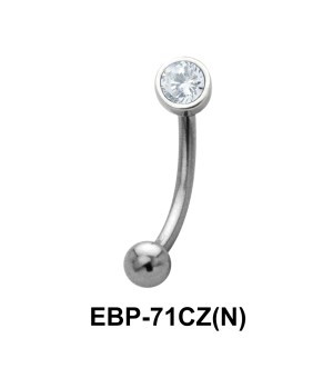 2.5 mm. CZ Eyebrow Piercing EBP-71CZ