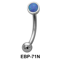 2.5 mm. Opal Eyebrow Piercing EBP-71