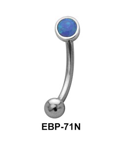 2.5 mm. Opal Eyebrow Piercing EBP-71