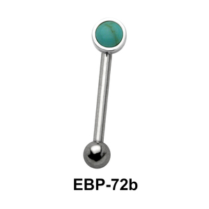 3 mm. Turquoise Eyebrow Piercing EBP-72