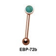 3 mm. Turquoise Eyebrow Piercing EBP-72