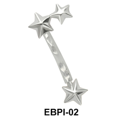 Star Eyebrow Parallel Push-In EBPI-02