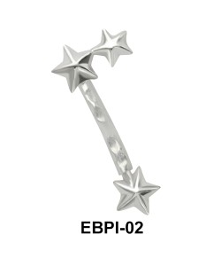 Star Eyebrow Parallel Push-In EBPI-02