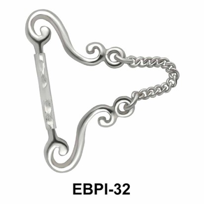 Necklace Shaped Eyebrow Parallel Push-In EBPI-32