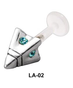 Arrow Shaped Labret Push-in LA-02