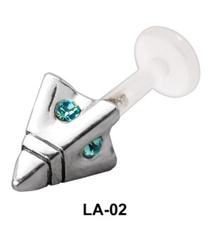 Arrow Shaped Labret Push-in LA-02