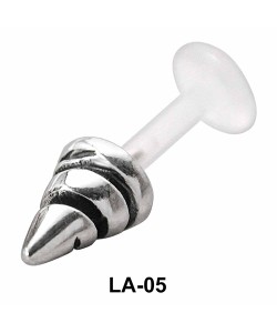 Designed Conical Shaped Labrets Push-in LA-05