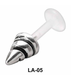 Designed Conical Shaped Labrets Push-in LA-05