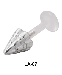 Closed Umbrella Shaped Labret Push-in LA-07