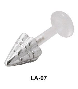 Closed Umbrella Shaped Labret Push-in LA-07