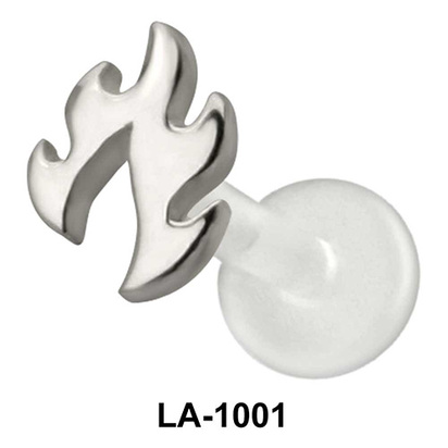 Flame Shaped Labrets Push-in LA-1001