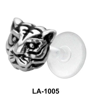 Tiger Face Shaped Labrets Push-in LA-1005