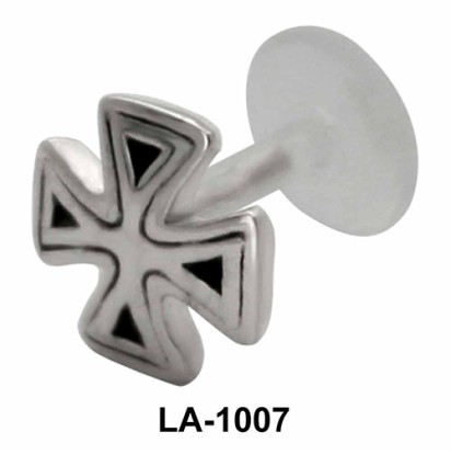 Fan Shaped labrets Push-in LA-1007