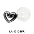 Hollow Heart Labrets Push-in LA-1010