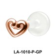 Hollow Heart Labrets Push-in LA-1010