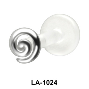 Spiral Shaped Labrets Push-in LA-1024