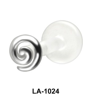 Spiral Shaped Labrets Push-in LA-1024