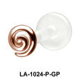 Spiral Shaped Labrets Push-in LA-1024