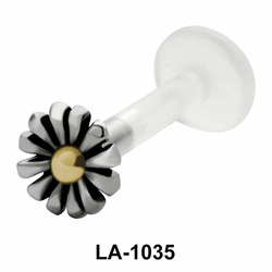 Flower Shaped Labrets Push-in LA-1035