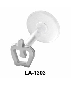 Hollow Apple Shaped labrets Push-in LA-1303