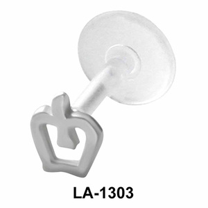Hollow Apple Shaped labrets Push-in LA-1303