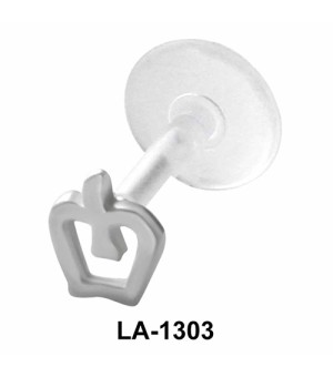 Hollow Apple Shaped labrets Push-in LA-1303