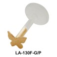 Butterfly Shaped Labret Push-in LA-130F