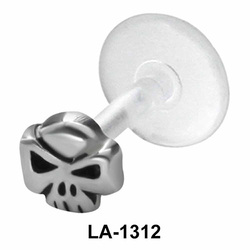 Skull Shaped Labrets Push-in LA-1312