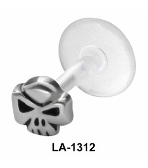 Skull Shaped Labrets Push-in LA-1312