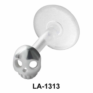 Skull Shaped Labrets Push-in LA-1313